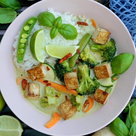 Vegan Thai green curry